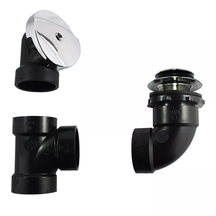 1-1/2" ABS BATH OVERFLOW KIT POP UP