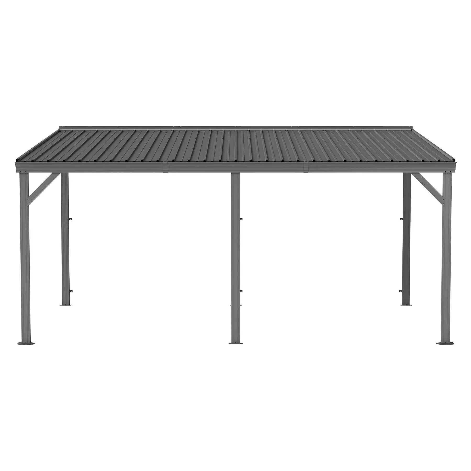 10'x16' Hardtop Wall Mounted Gazebo