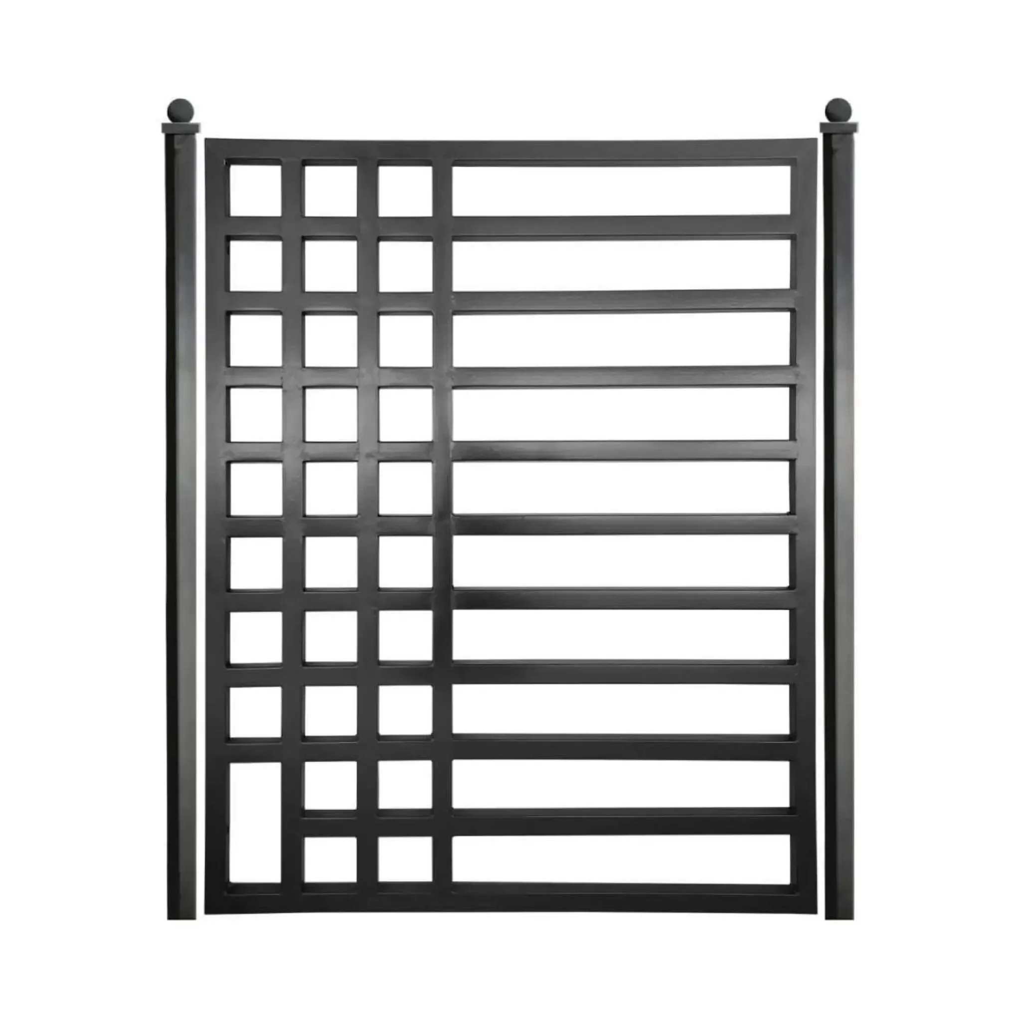 5FT Heavy-Duty Kyiv-Style Powder-Coated Galvanized Steel Pedestrian Gate (SAK45810)
