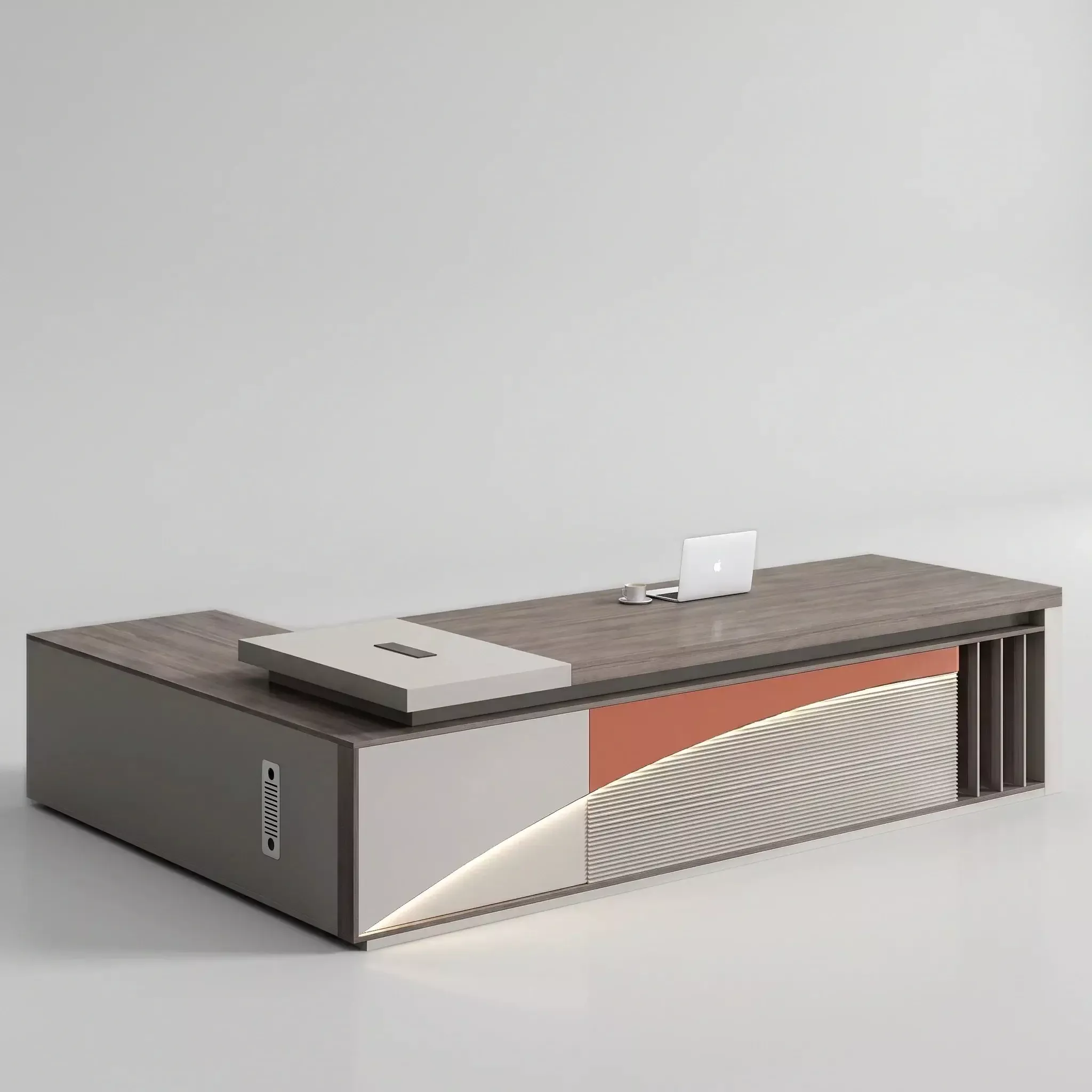 Lachlan · Modern L-Shaped Executive Desk