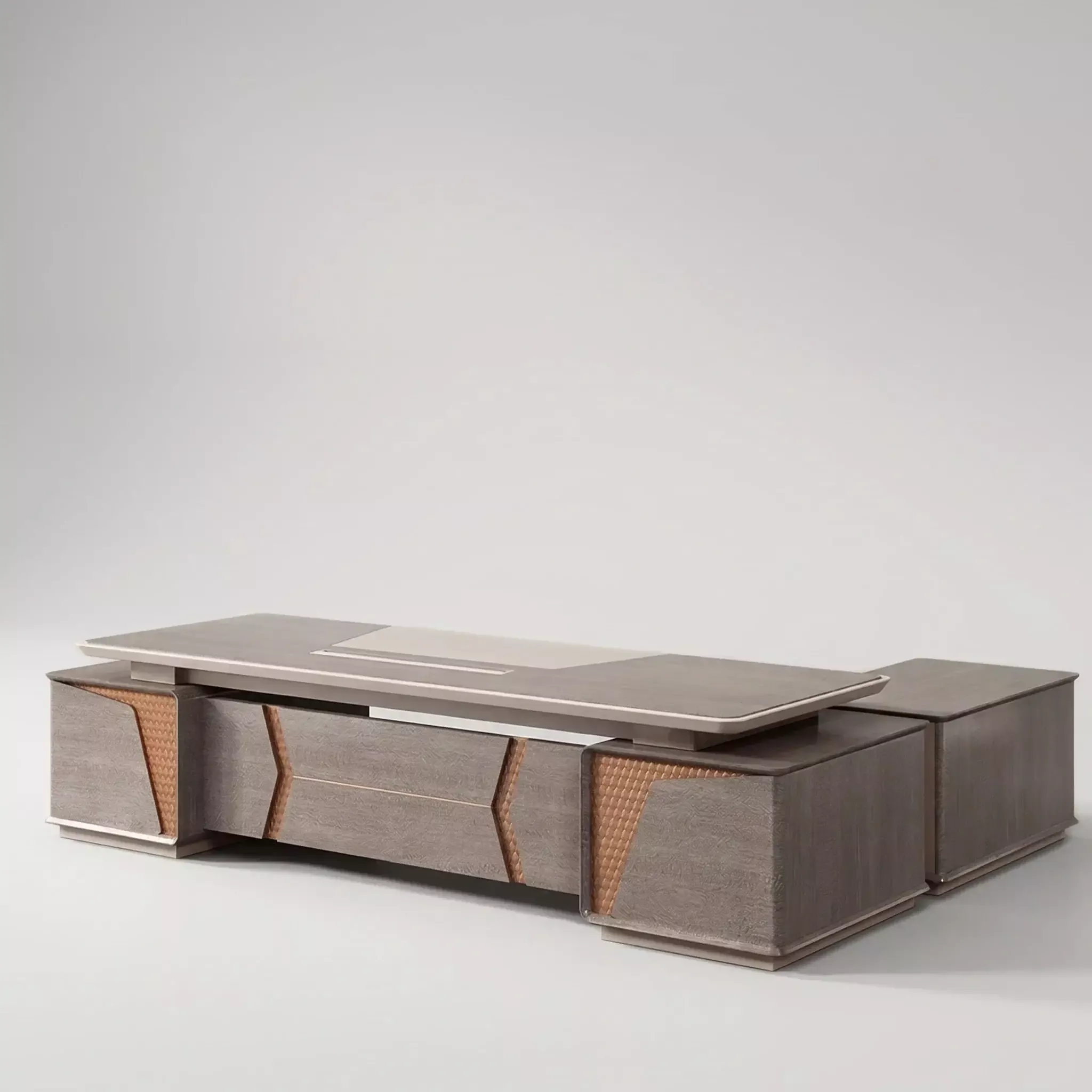 York · Grand Executive Desk w/ Mobile Storage