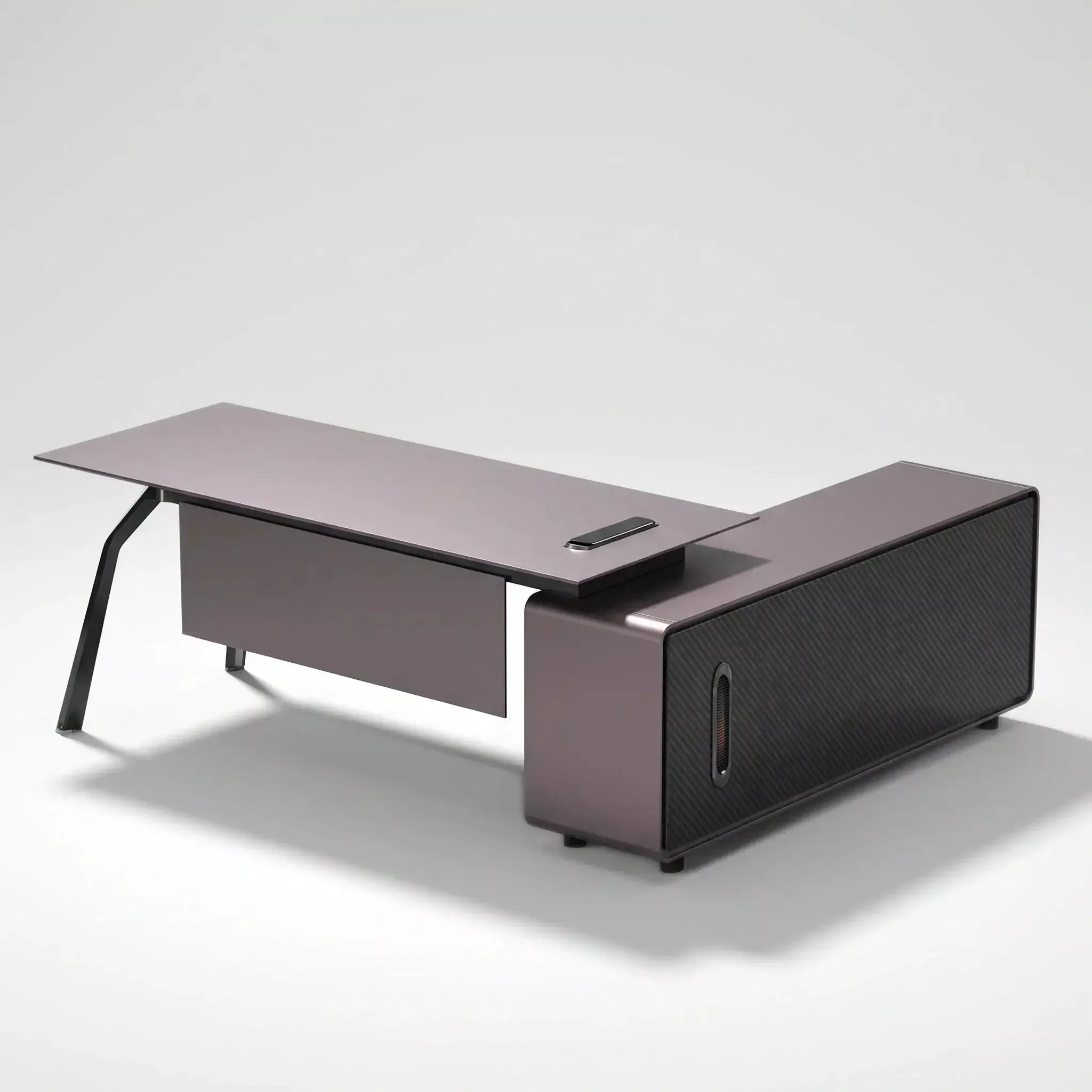 Zyner · Luxury L-Shaped Executive Desk